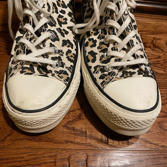 Converse Chuck Taylor All Star Womens Size 6.5 US 570915C Leopard Athletic Shoe - Picture 5 of 13